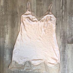Satin & Chantilly Lace Slip
